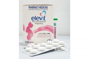 Elevit Pregnancy 100 viên của Úc thuốc bổ cho bà bầu và cho bé