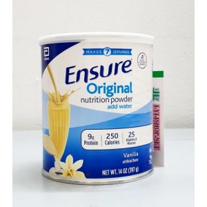 Sữa bột Ensure Powder Vanilla 397g từ Mỹ bổ sung vi chất, bồi dưỡng sức khỏe