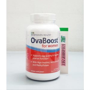 Viên uống OvaBoost For Women chai 120 viên hãng Fairhaven Health từ Mỹ, tăng chức năng buồng trứng